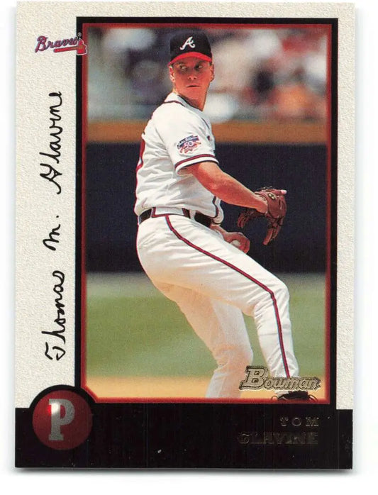 1998 Bowman #57 Tom Glavine EX Excellent Atlanta Braves Baseball Card