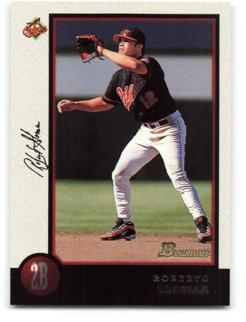 1998 Bowman #60 Roberto Alomar EX Excellent Baltimore Orioles Baseball Card - Baseball Card Single