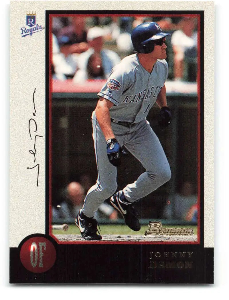 1998 Bowman #65 Johnny Damon EX Excellent Kansas City Royals Baseball Card - Baseball Card Single