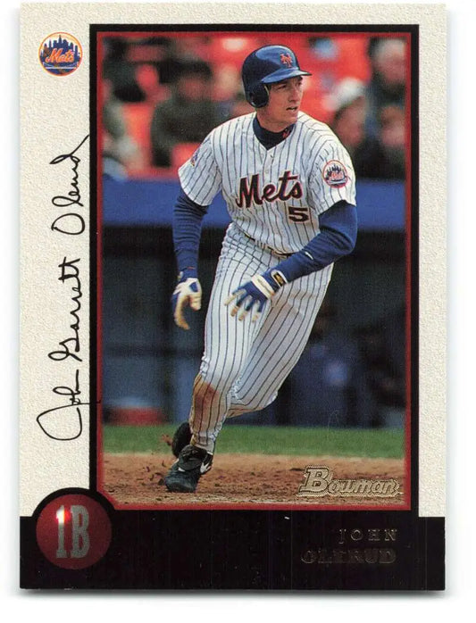1998 Bowman #67 John Olerud EX Excellent New York Mets Baseball Card - Baseball Card Single