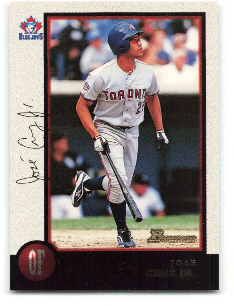 1998 Bowman #7 Jose Cruz Jr. EX Excellent Toronto Blue Jays Baseball Card - Baseball Card Single