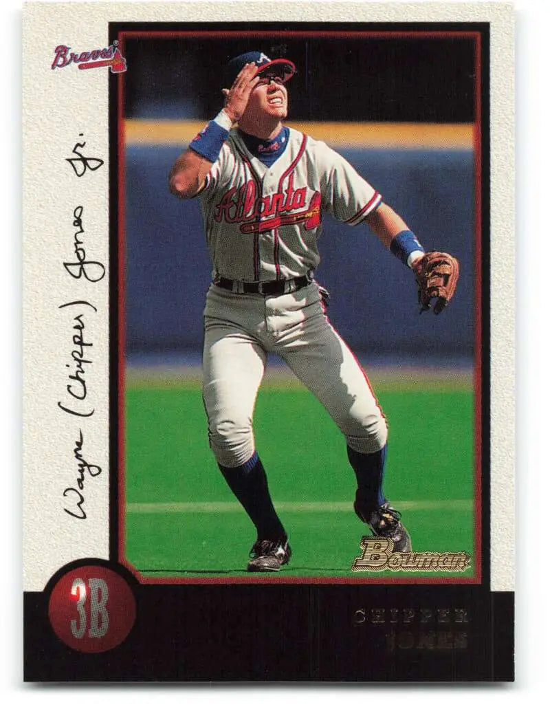1998 Bowman #70 Chipper Jones EX Excellent Atlanta Braves Baseball Card - Baseball Card Single