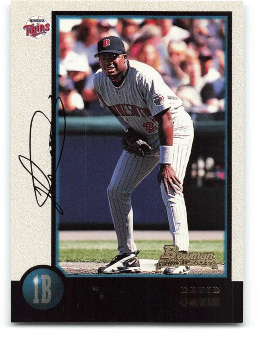 1998 Bowman #71 David Ortiz EX Excellent Minnesota Twins Baseball Card