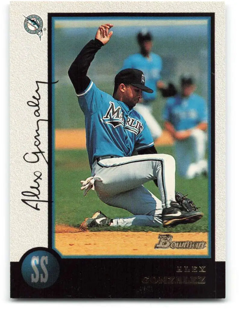 1998 Bowman #73 Alex Gonzalez EX Excellent Florida Marlins Baseball Card - Baseball Card Single
