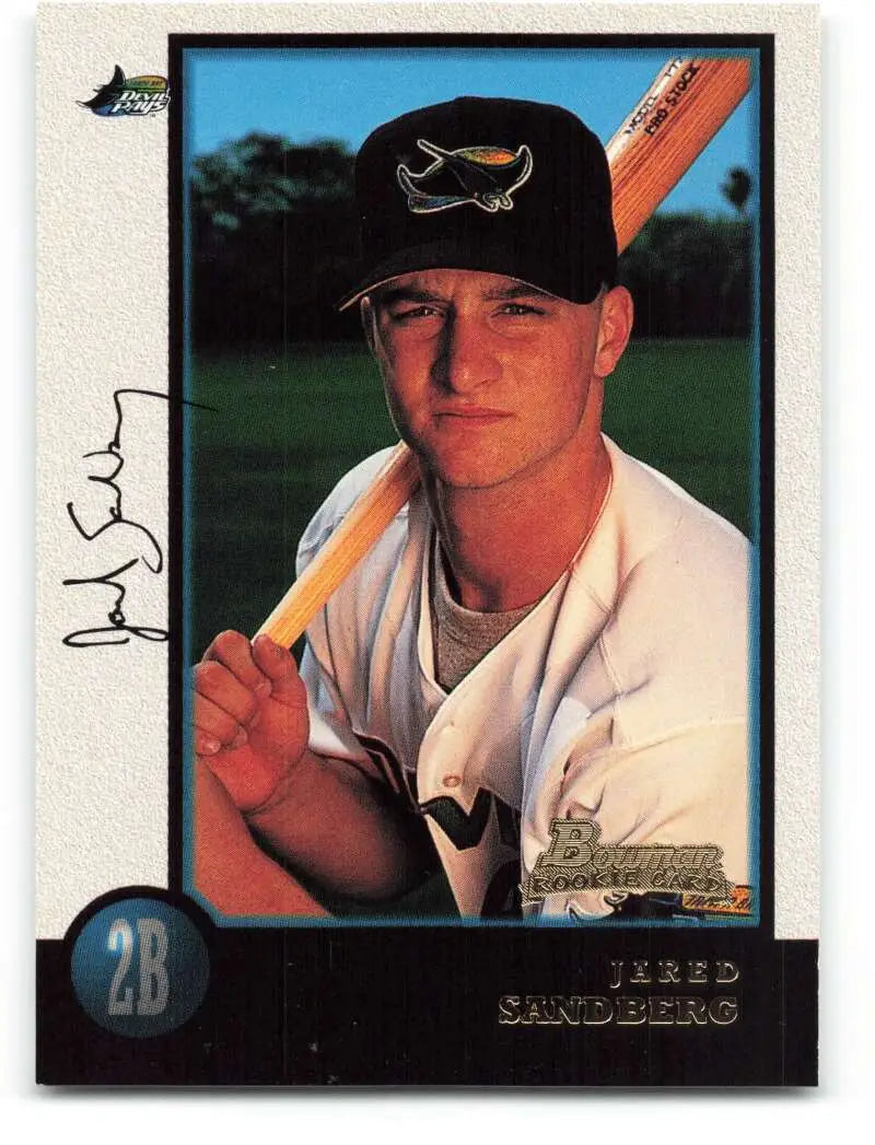 1998 Bowman #78 Jared Sandberg EX Excellent Tampa Bay Devil Rays Baseball Card - Baseball Card Single