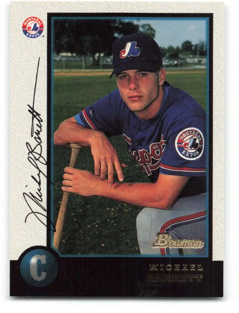 1998 Bowman #79 Michael Barrett EX Excellent Montreal Expos Baseball Card - Baseball Card Single