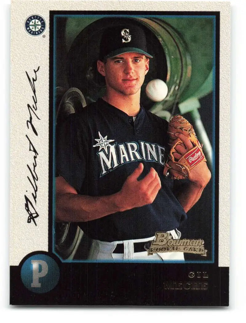 1998 Bowman #80 Gil Meche EX Excellent Seattle Mariners Baseball Card - Baseball Card Single