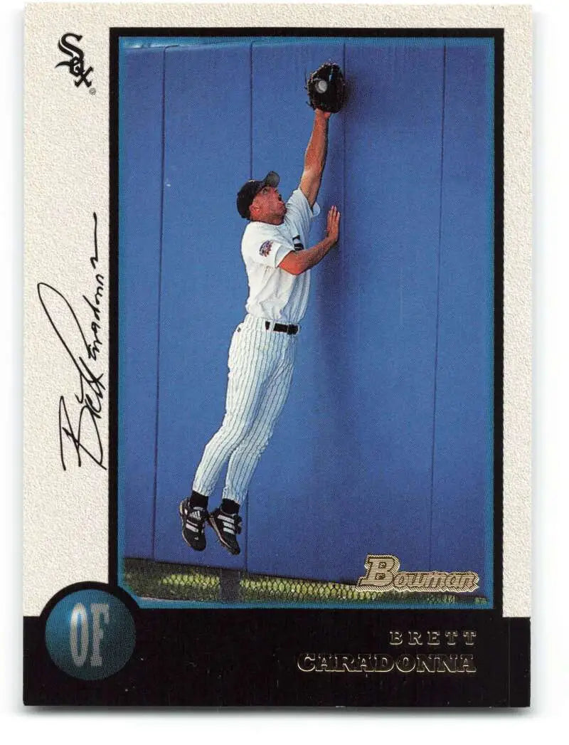 1998 Bowman #84 Brett Caradonna EX Excellent Chicago White Sox Baseball Card - Baseball Card Single