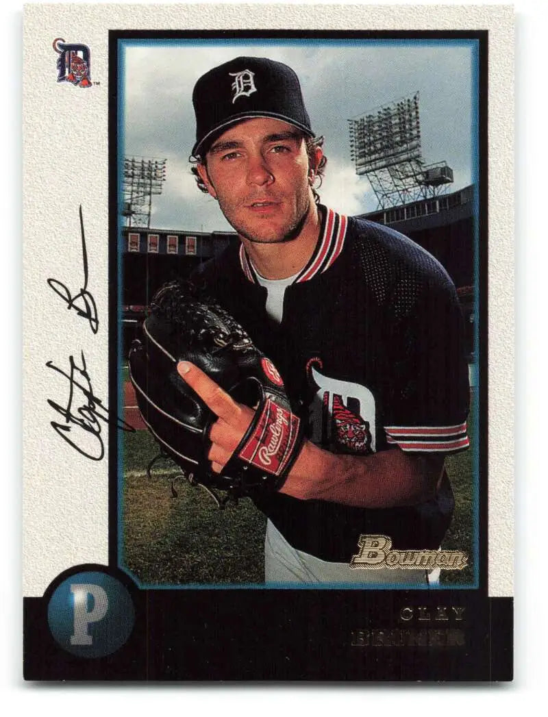 1998 Bowman #86 Clayton Bruner EX Excellent Detroit Tigers Baseball Card - Baseball Card Single