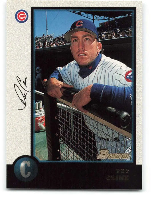 1998 Bowman #94 Pat Cline EX Excellent Chicago Cubs Baseball Card - Baseball Card Single