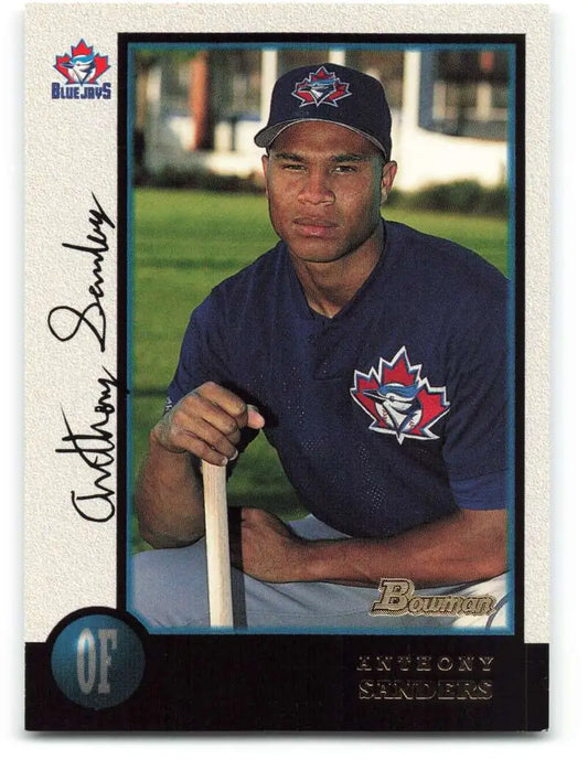1998 Bowman #95 Anthony Sanders EX Excellent Toronto Blue Jays Baseball Card - Baseball Card Single