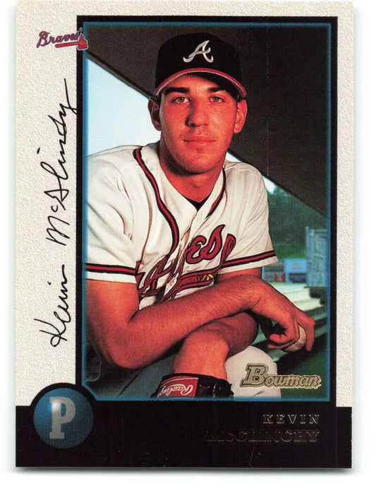 1998 Bowman #98 Kevin McGlinchy EX Excellent Atlanta Braves Baseball Card