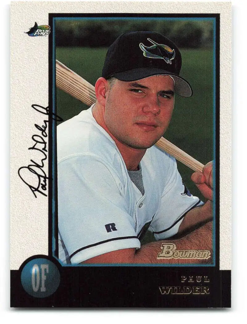 1998 Bowman #99 Paul Wilder EX Excellent Tampa Bay Devil Rays Baseball Card - Baseball Card Single