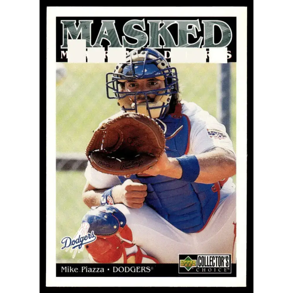 1998 Collector’s Choice #185 Mike Piazza EX/NM Los Angeles Dodgers Baseball Card - Baseball Card Single