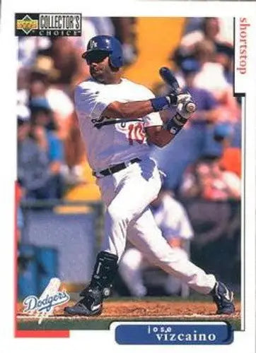 1998 Collector’s Choice #393 Jose Vizcaino NM-MT Dodgers - Baseball Card Single