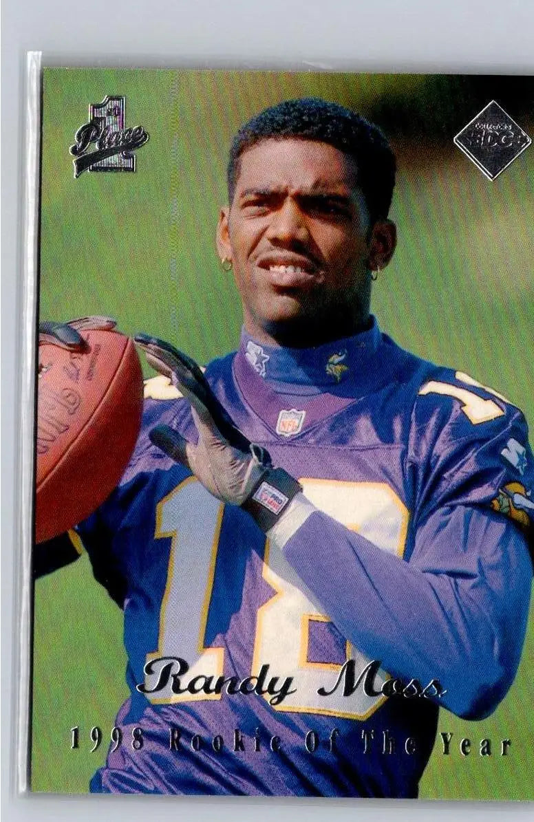 1998 Collector’s Edge First Place #157 Randy Moss Record Setters - Football Card Single