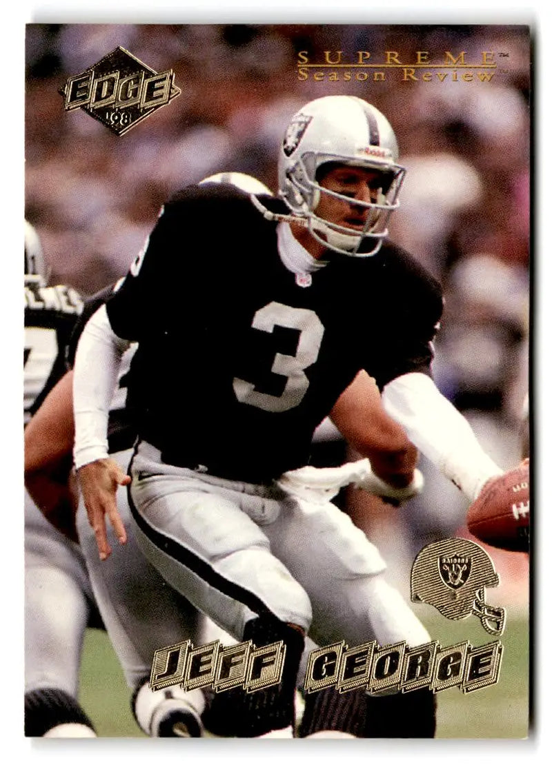 1998 Collector’s Edge Supreme Season Review #130 Jeff George - Football Card Single