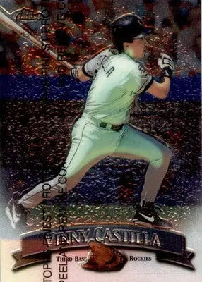 1998 Finest #102 Vinny Castilla - Baseball Card Single