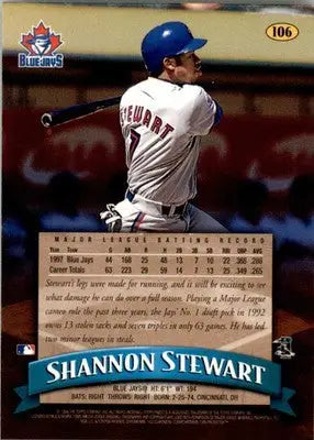 1998 Finest #106 Shannon Stewart - Baseball Card Single