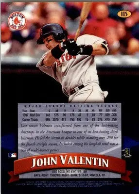 1998 Finest #115 John Valentin - Baseball Card Single