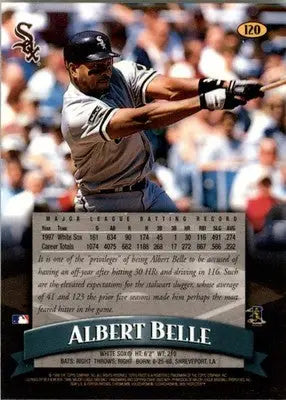 1998 Finest #120 Albert Belle - Baseball Card Single