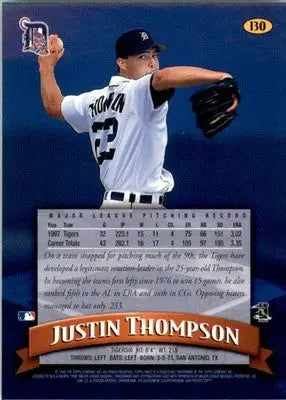 1998 Finest #130 Justin Thompson - Baseball Card Single