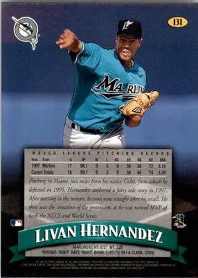 1998 Finest #131 Livan Hernandez - Baseball Card Single