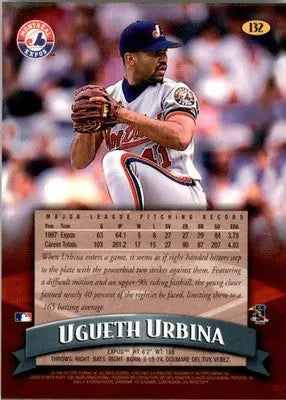 1998 Finest #132 Ugueth Urbina - Baseball Card Single