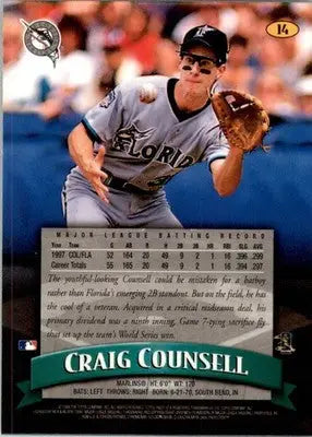 1998 Finest #14 Craig Counsell - Baseball Card Single