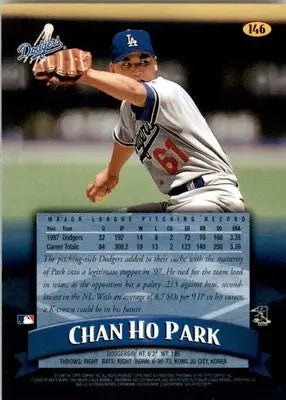 1998 Finest #146 Chan Ho Park - Baseball Card Single