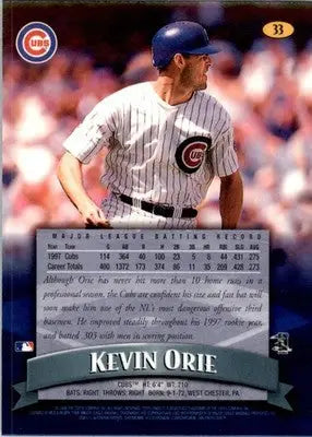 1998 Finest #33 Kevin Orie - Baseball Card Single