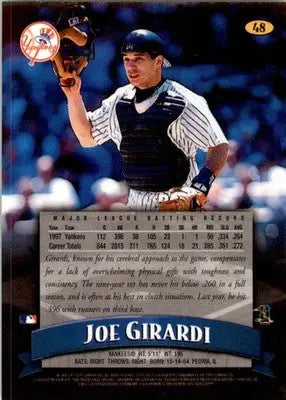 1998 Finest #48 Joe Girardi - Baseball Card Single