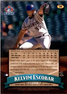 1998 Finest #59 Kelvim Escobar - Baseball Card Single