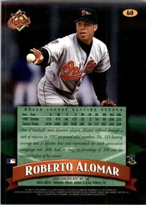 1998 Finest #60 Roberto Alomar - Baseball Card Single