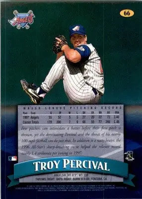 1998 Finest #66 Troy Percival - Baseball Card Single