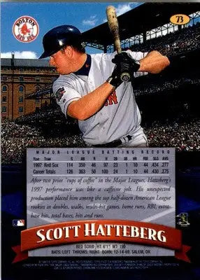 1998 Finest #73 Scott Hatteberg - Baseball Card Single