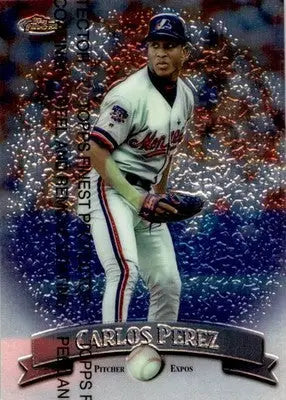 1998 Finest #76 Carlos Perez - Baseball Card Single