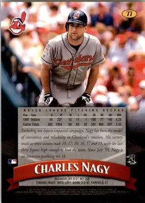 1998 Finest #77 Charles Nagy - Baseball Card Single