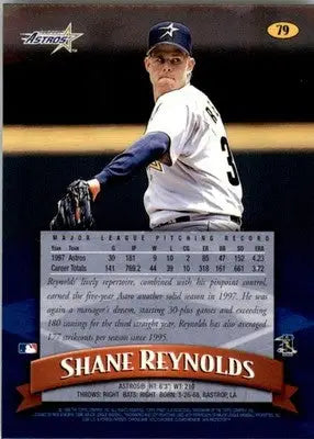 1998 Finest #79 Shane Reynolds - Baseball Card Single
