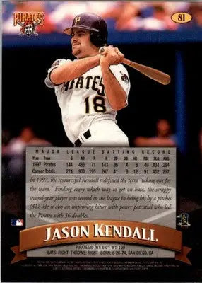1998 Finest #81 Jason Kendall - Baseball Card Single