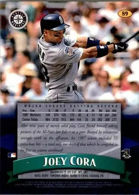 1998 Finest #89 Joey Cora - Baseball Card Single
