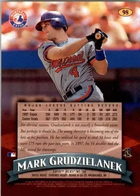 1998 Finest #98 Mark Grudzielanek - Baseball Card Single
