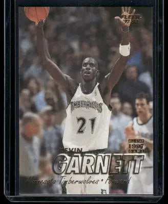 1998 Fleer Kevin Garnett #250 Basketball - Basketball Card Single