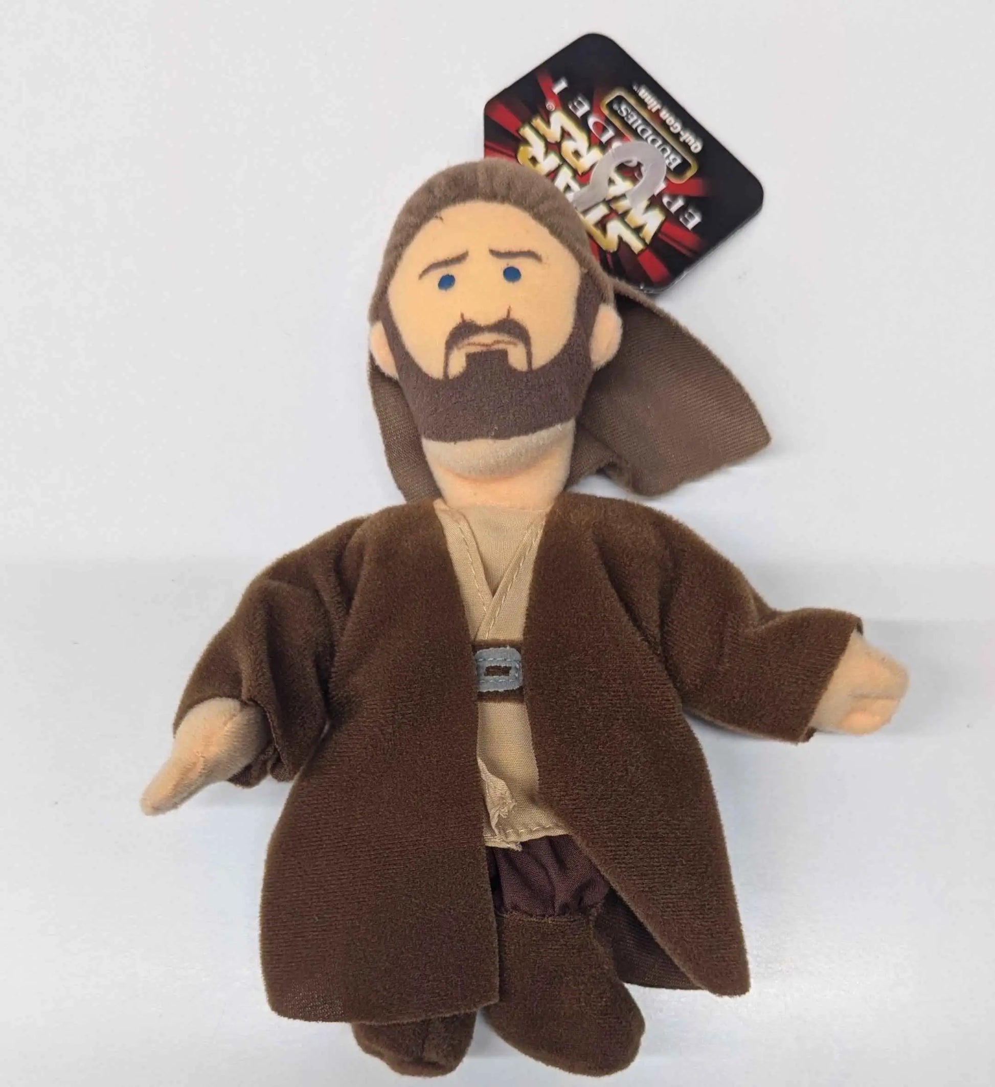 1998 Hasbro Qui-Gon Jinn Buddies Plush Action Figure - Action Figure & Toy