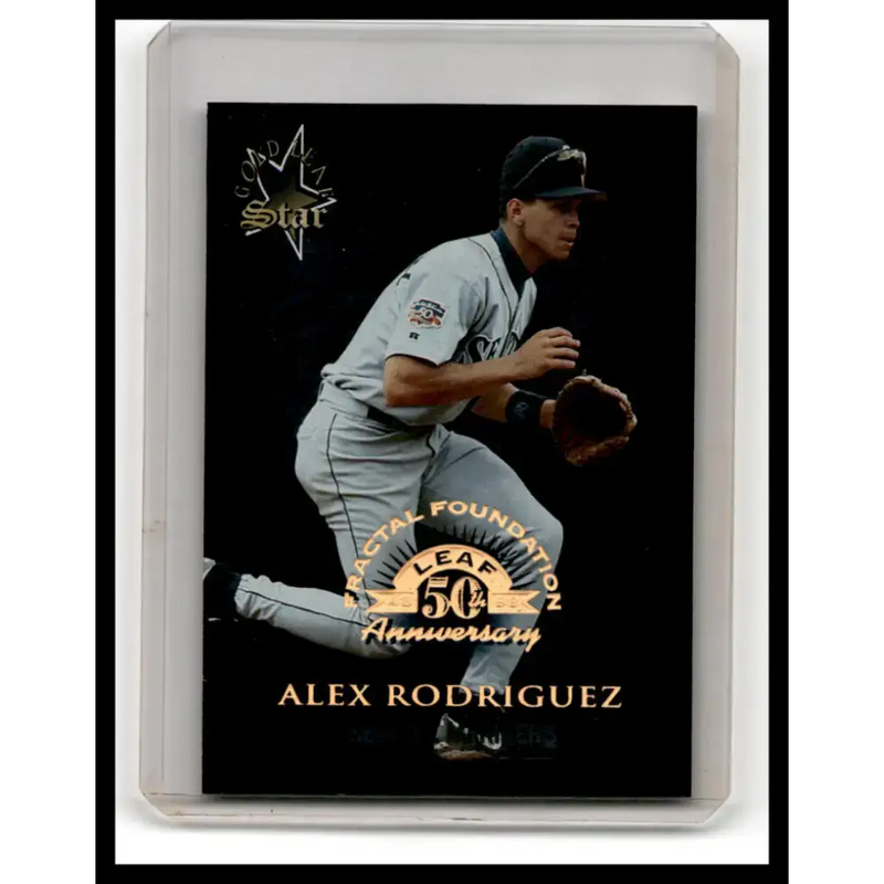 1998 Leaf #165 Alex Rodriguez Fractal Foundations NM-MT Baseball Card - Baseball Card Single