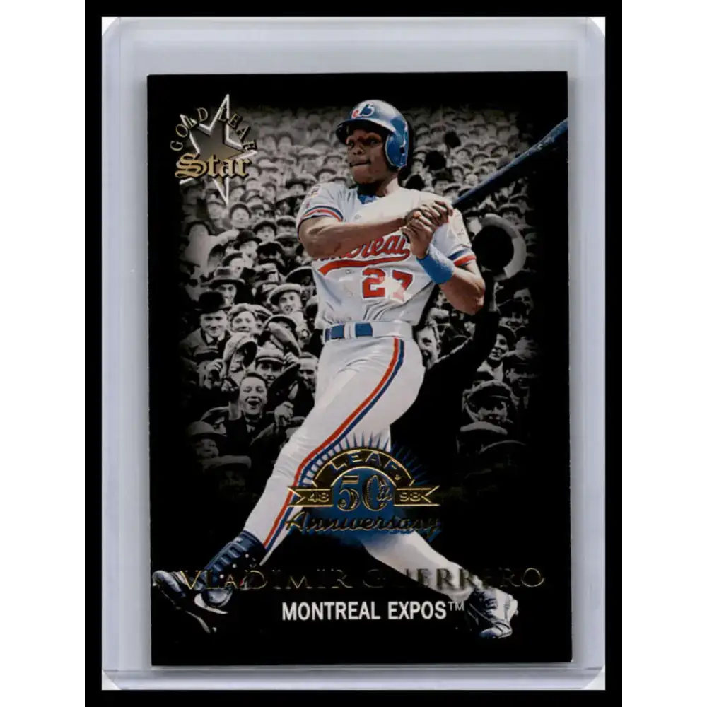 1998 Leaf #170 Vladimir Guerrero NM-MT Montreal Expos Baseball Card - Baseball Card Single
