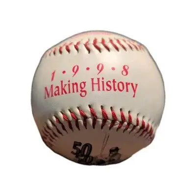 1998 Making History Mark McGwire 50 50 50 Souvenir Collectible Baseball NEW - Sports Memorabilia