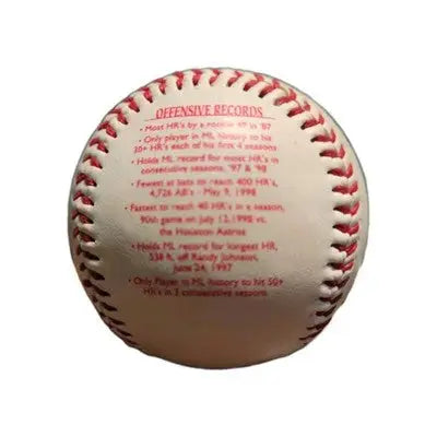1998 Making History Mark McGwire 50 50 50 Souvenir Collectible Baseball NEW - Sports Memorabilia