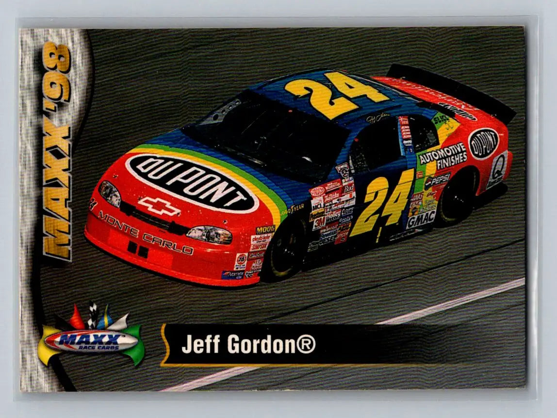 1998 Maxx #54 Jeff Gordon Hendrick Motorsports - Racing Card Single