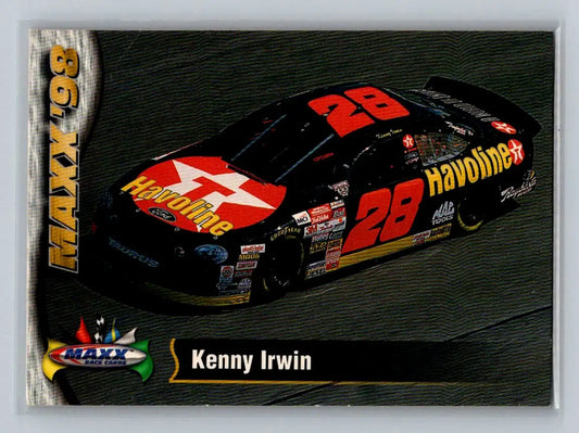 1998 Maxx #58 Kenny Irwin Robert Yates Racing - Racing Card Single